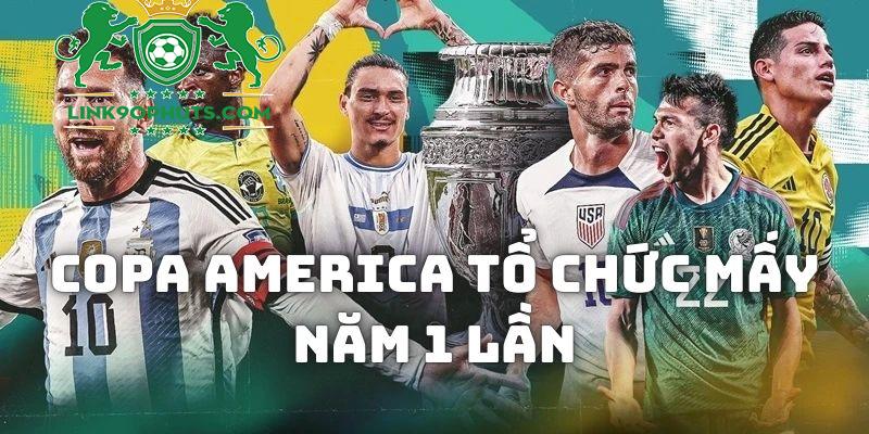 Trả lời thắc mắc Copa America tổ chức mấy năm 1 lần